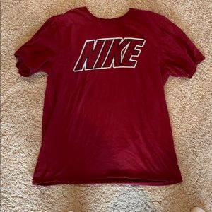 Maroon Nike t-shirt